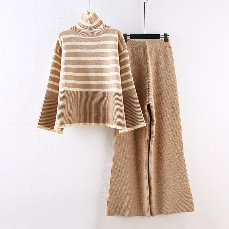 James&Eva - Cozy Stripes Lounge Set