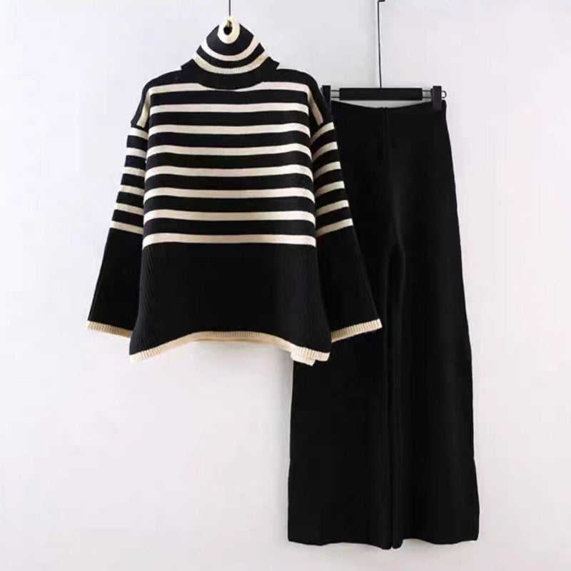 James&Eva - Cozy Stripes Lounge Set