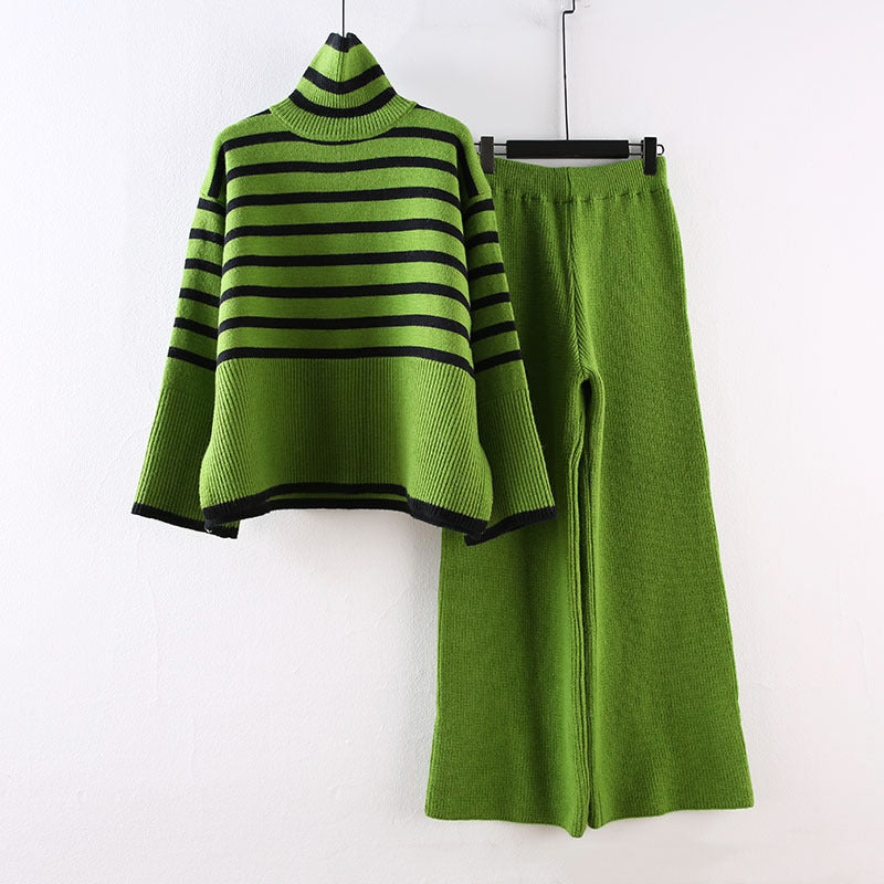 James&Eva - Cozy Stripes Lounge Set